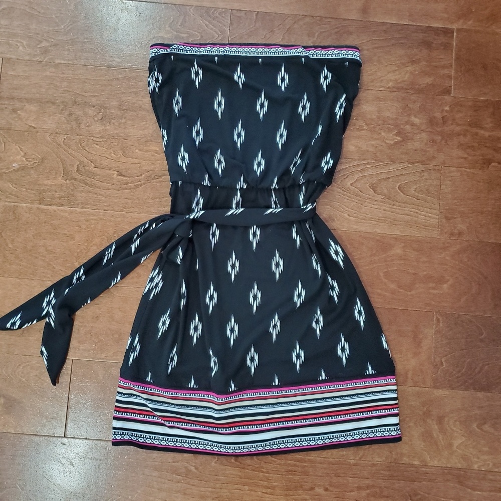 Whbm White House black market strapless dress